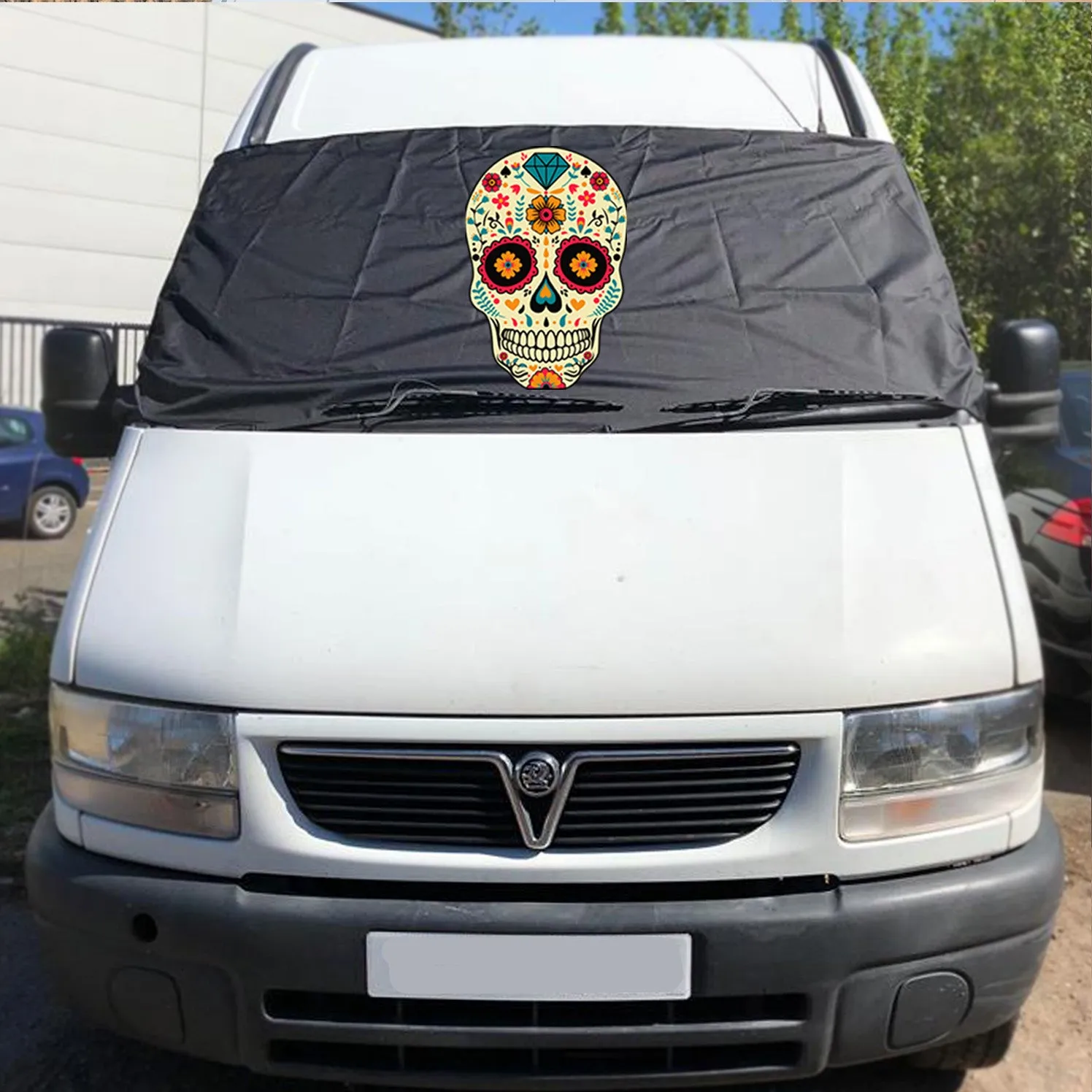 Ducato, Boxer, Relay Motorhome Screen Wrap 1993 - 2006 - Sugar Skull