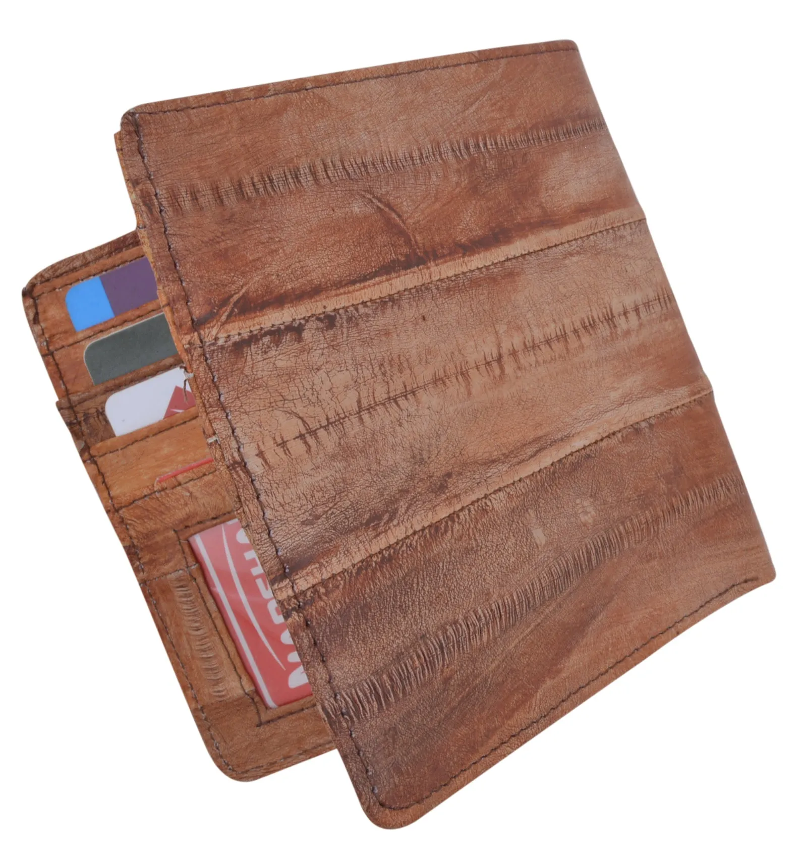 Eel Skin Waterproof Hipster Bifold Credit Card ID Mens Wallet EW711