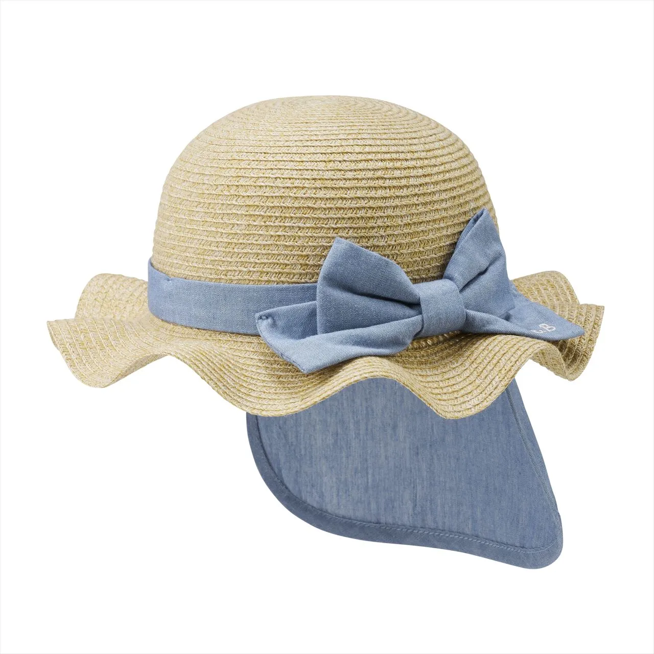 Faux Straw Sun Hat (UV Protection)