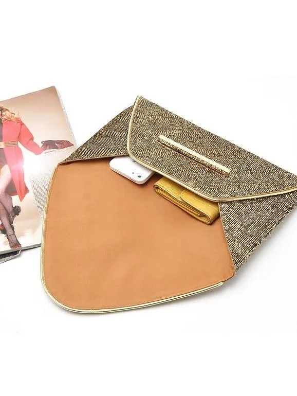 Flash Chip Envelope Clutch Bag Banquet Bag