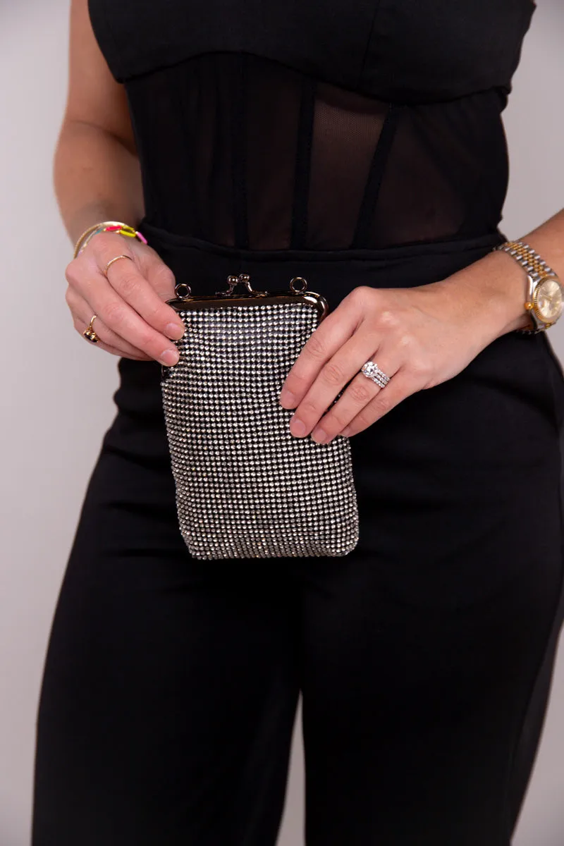 Flashy Cellphone Bag - Black - FINAL SALE