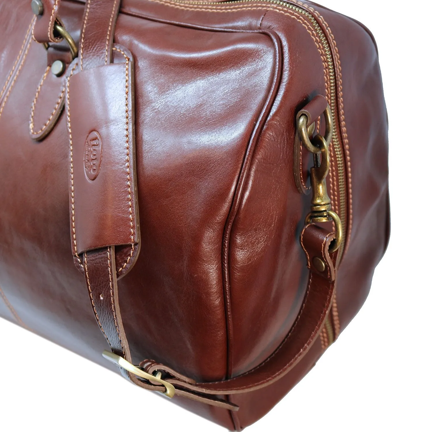 Floto Leather Venezia Duffle Bag