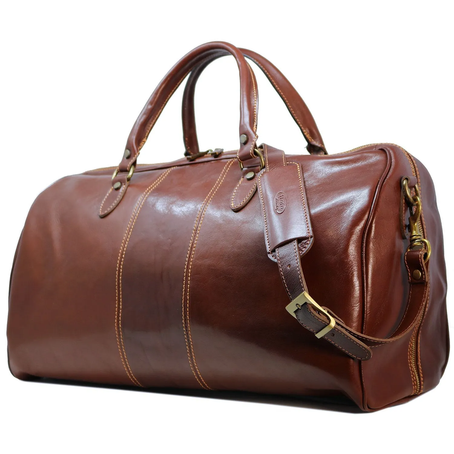 Floto Leather Venezia Duffle Bag