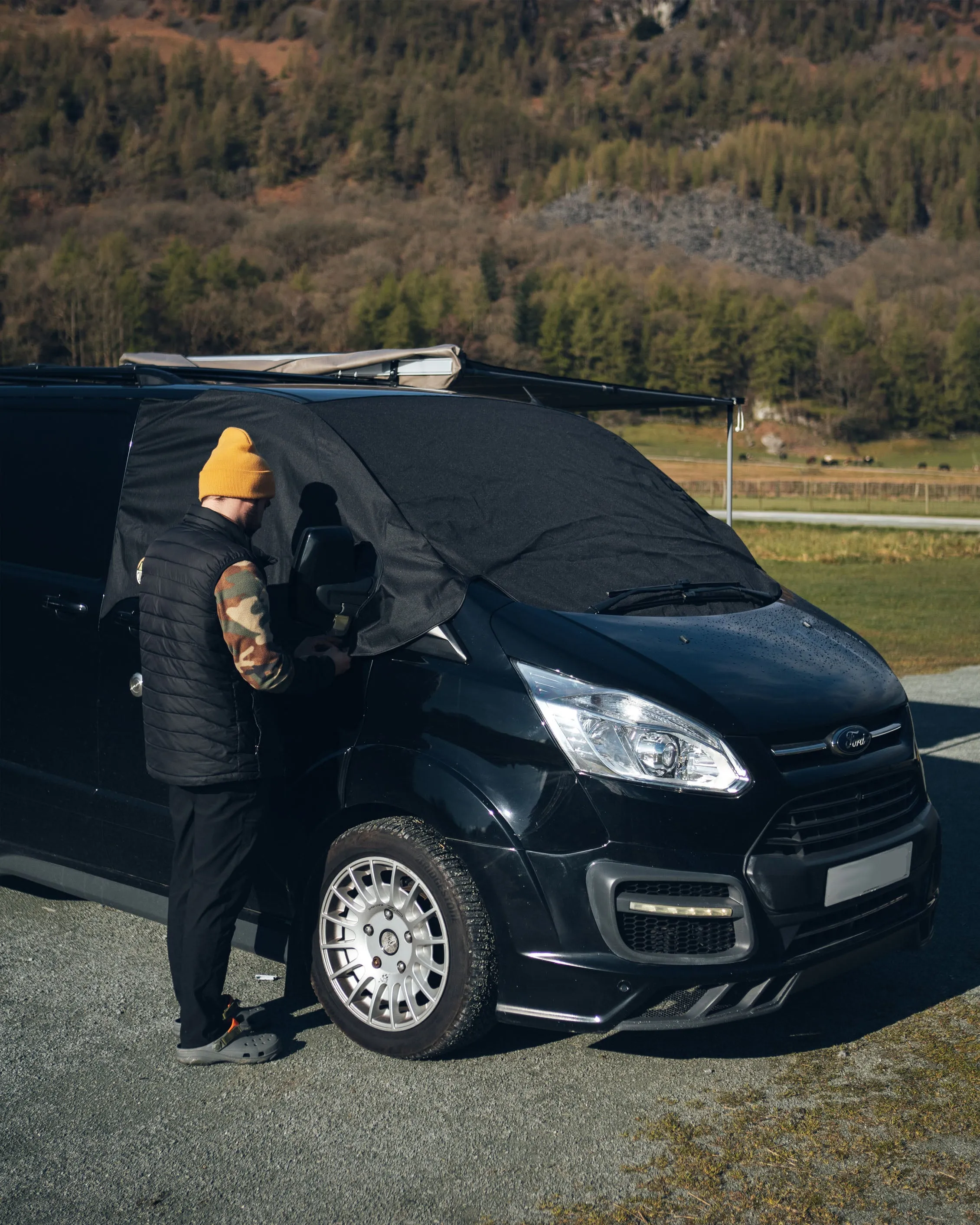 Ford Transit Custom Screen Wrap - Deluxe Plain