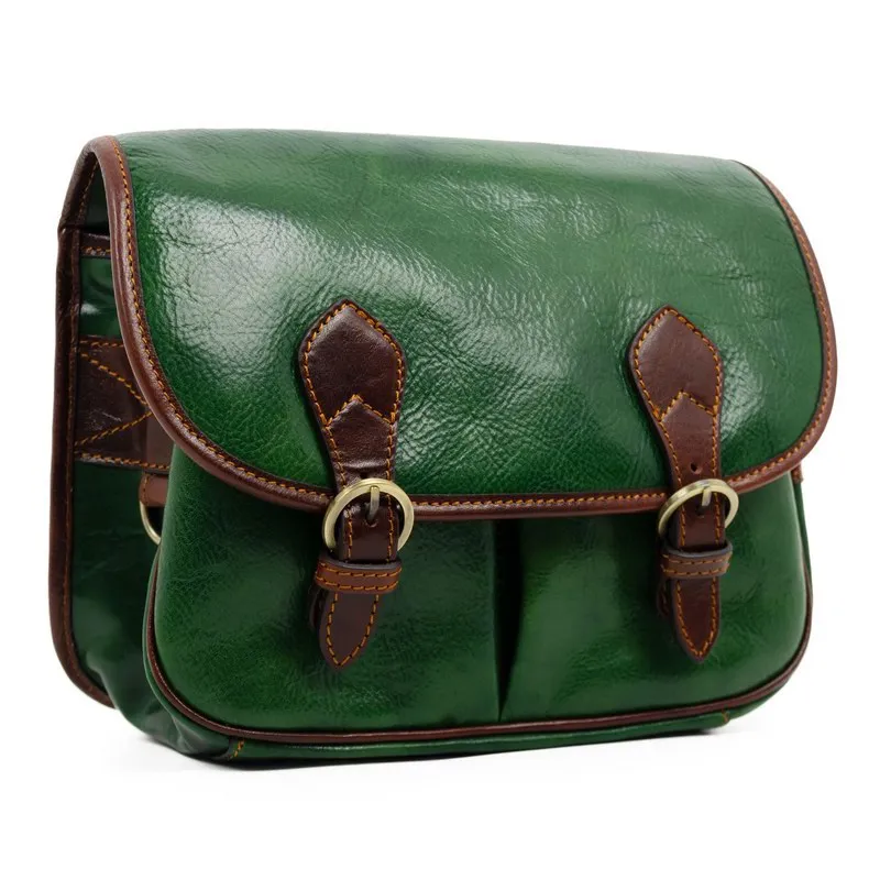 Full Grain Italian Leather Cross Body Bag - The Paris Wife