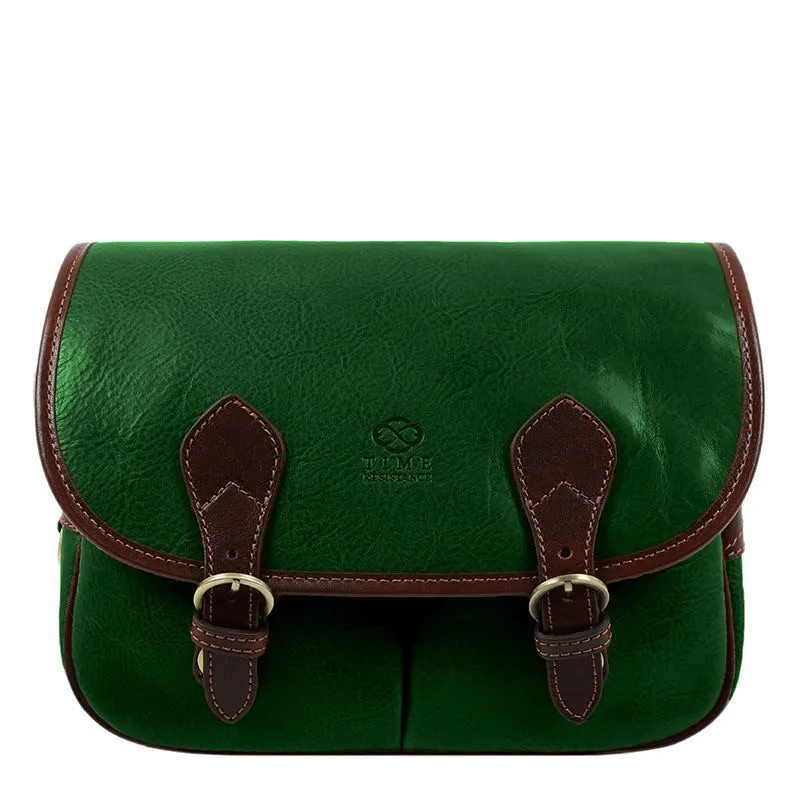 Full Grain Italian Leather Cross Body Bag - The Paris Wife