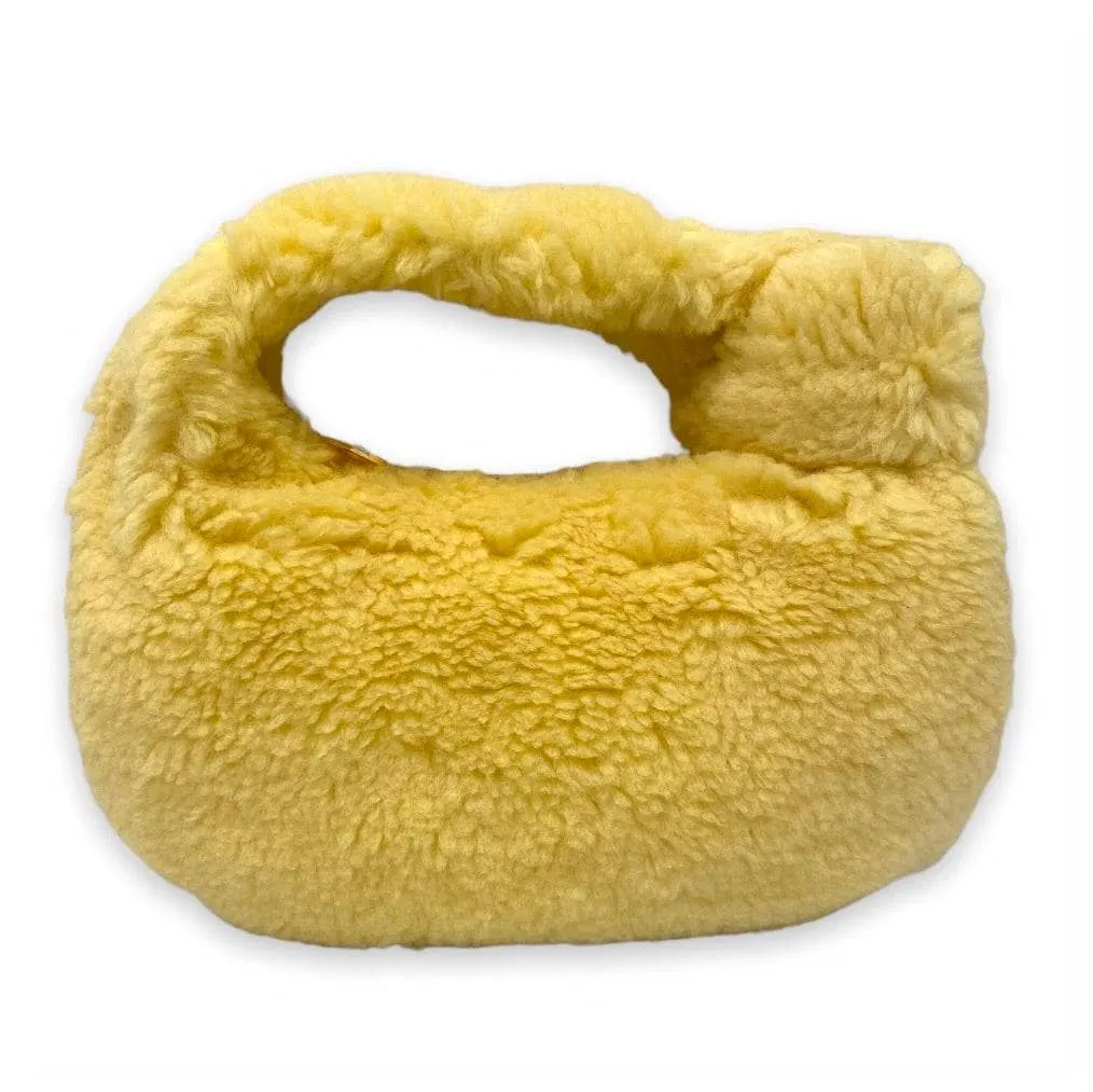 Fuzzy Lemon Purse