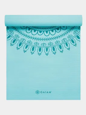 Gaiam Marrakesh Turquoise Yoga Mat 6mm