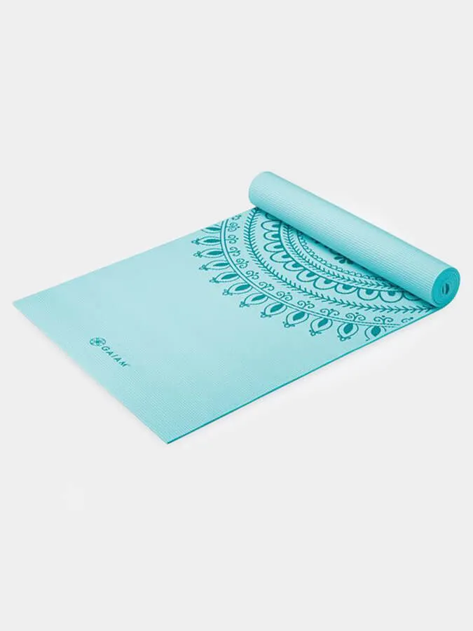 Gaiam Marrakesh Turquoise Yoga Mat 6mm