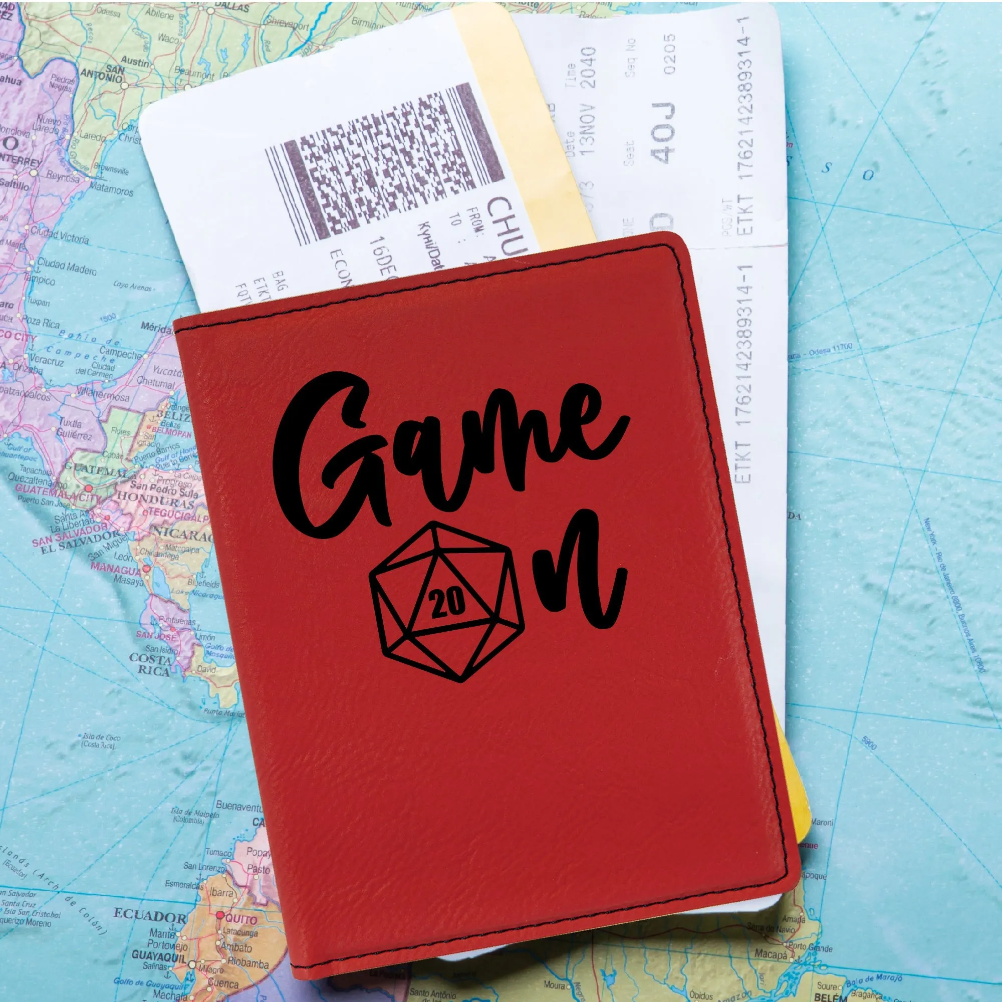 Game On D20 Passport Holder