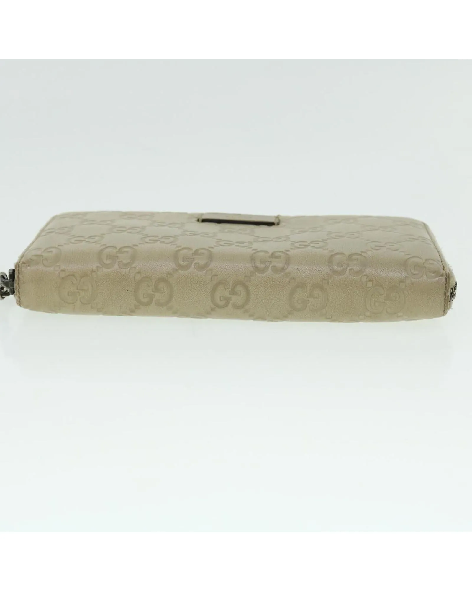 GG Canvas Guccissima Long Wallet - Beige