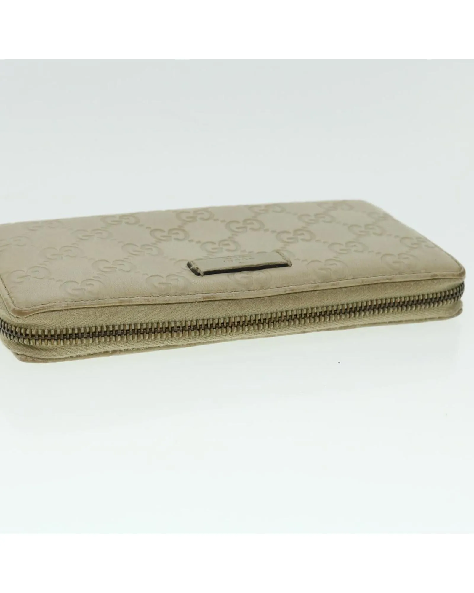 GG Canvas Guccissima Long Wallet - Beige