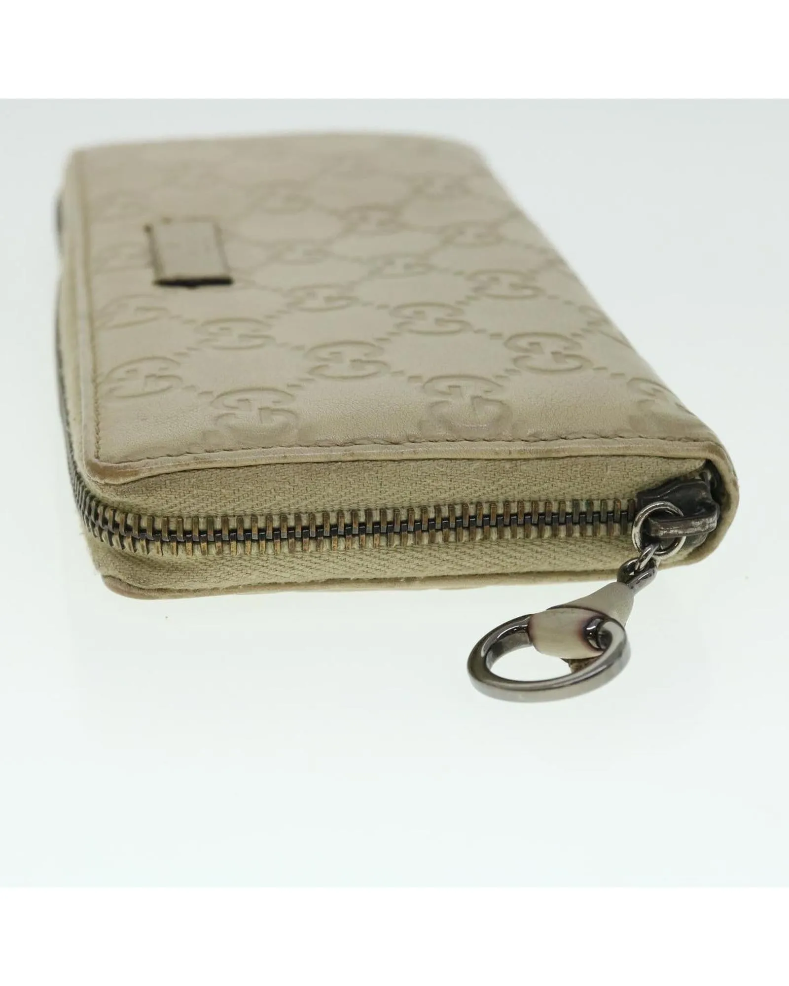 GG Canvas Guccissima Long Wallet - Beige