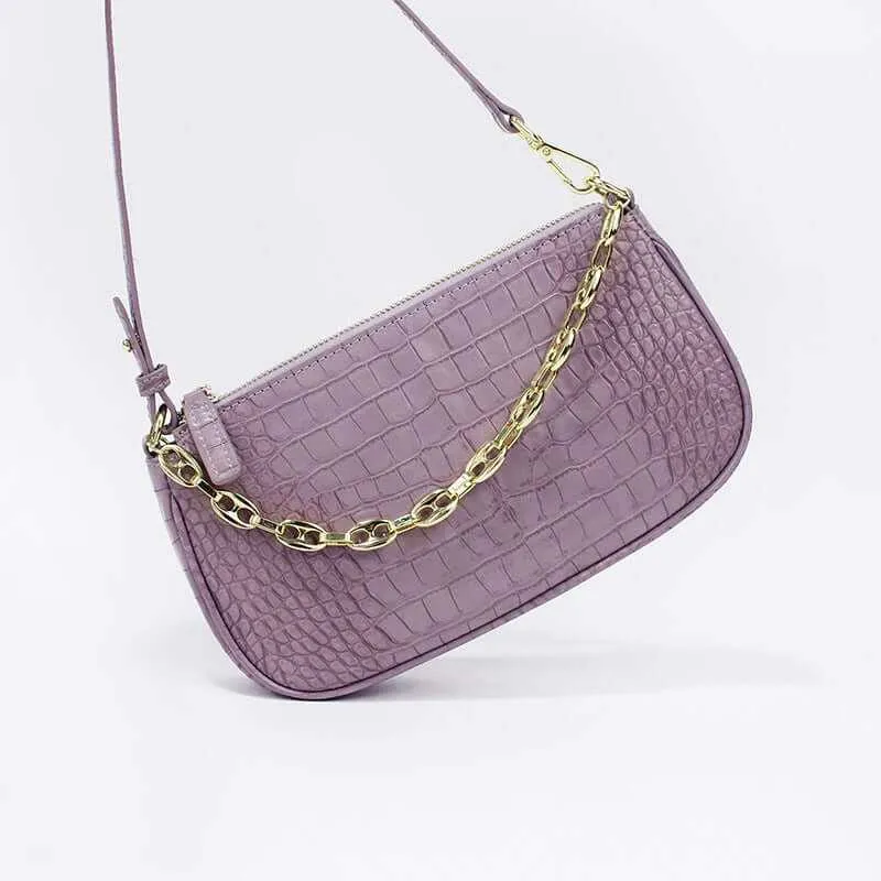 Glow Chic's Small PU Leather Crossbody Bag