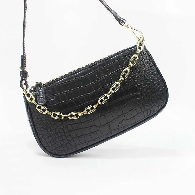 Glow Chic's Small PU Leather Crossbody Bag