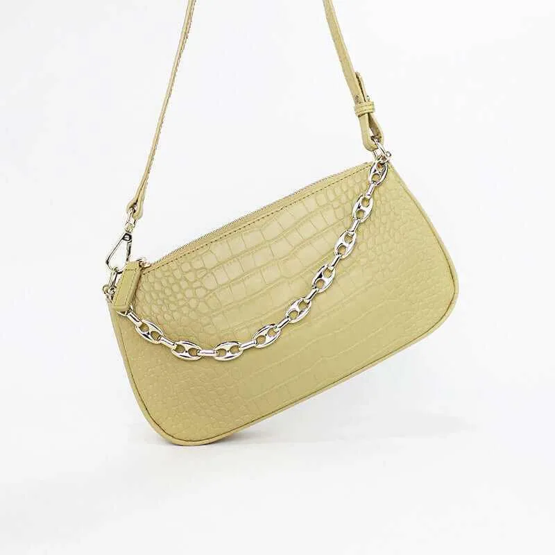 Glow Chic's Small PU Leather Crossbody Bag