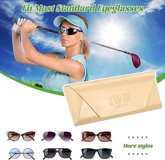 Golf Cart Glasses Sunglasses Case PU Leather Sunglasses Organizer Box - 10L0L