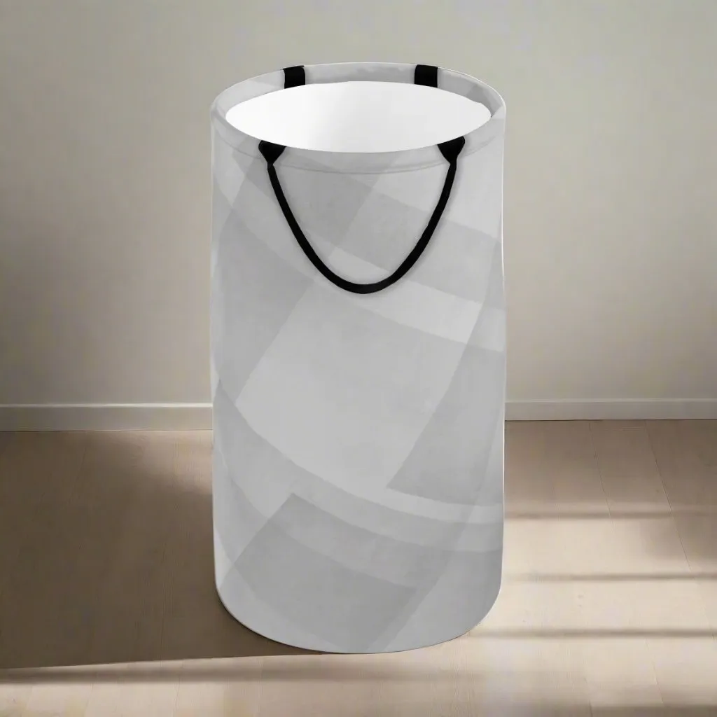 Gray Foldable Laundry Basket