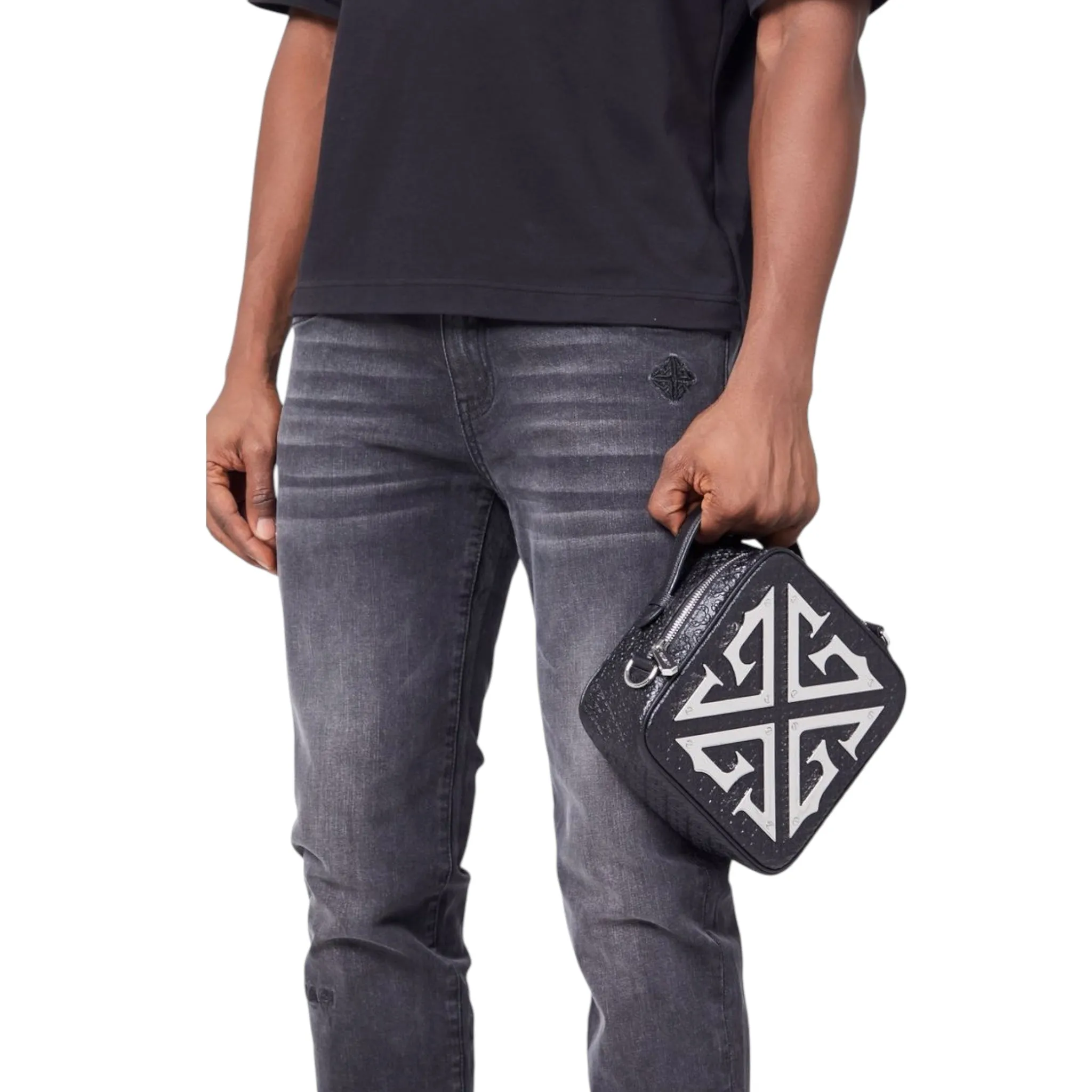 GUAPI: Obsidian Messenger Bag