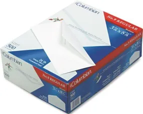 Gummed Flap Business Envelope V-Flap #9 White 500/Box