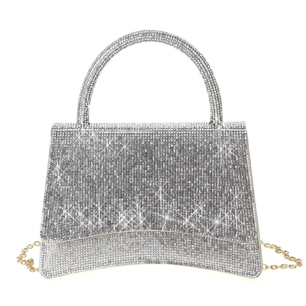 HD3897 Amilia Structure Sparkle Satchel