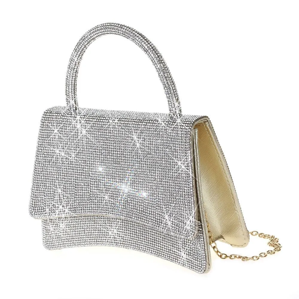 HD3897 Amilia Structure Sparkle Satchel