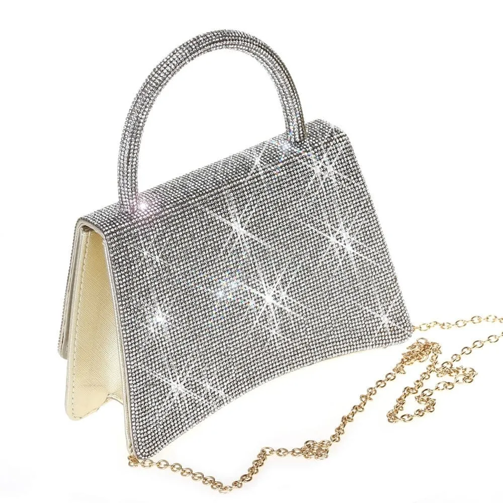 HD3897 Amilia Structure Sparkle Satchel