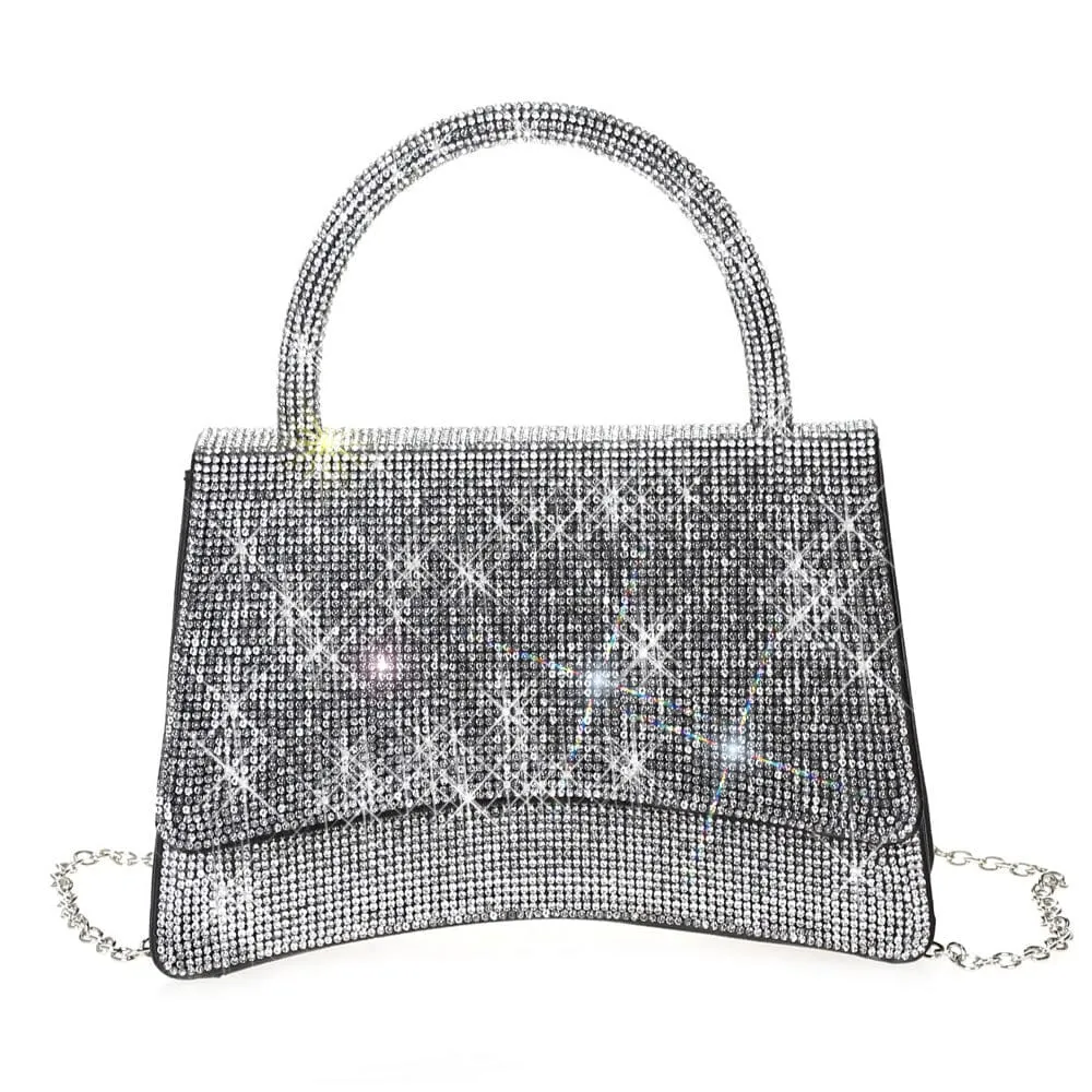 HD3897 Amilia Structure Sparkle Satchel