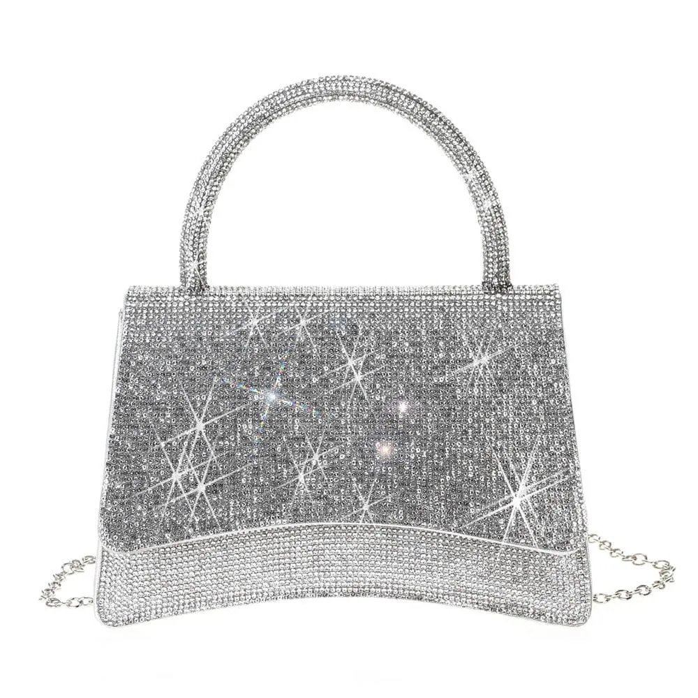 HD3897 Amilia Structure Sparkle Satchel