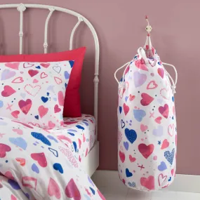 Hearts Toy Storage Bag