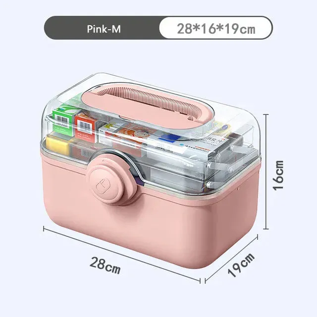 Home Medical Box Storage Organizer