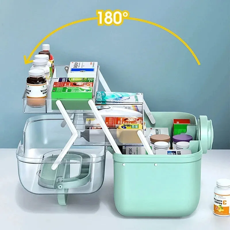 Home Medical Box Storage Organizer