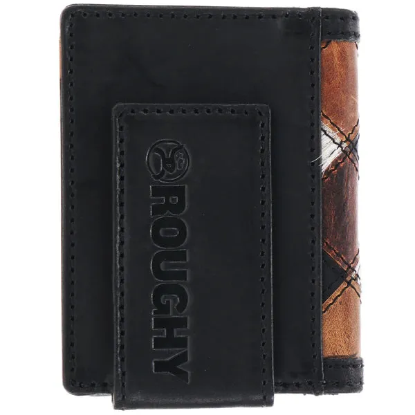 Hooey "Smackdown" Bi-Fold Money Clip Patchwork Wallet