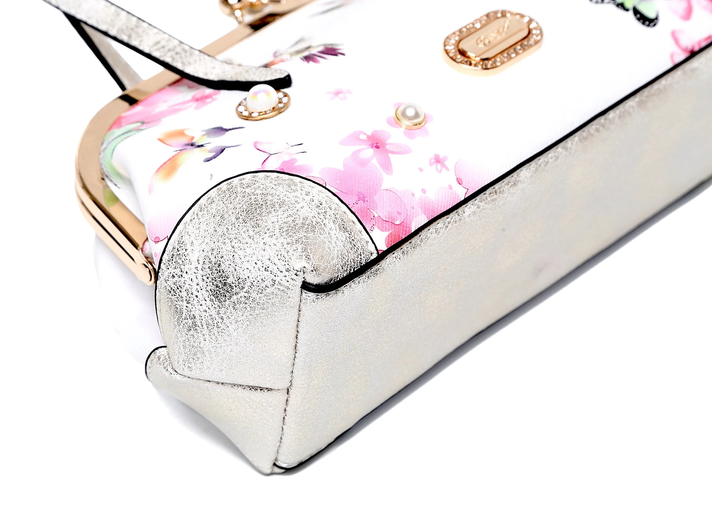 Hummingbird Bloom Mini Clutch Scratch & Stain Resistant Evening Bag