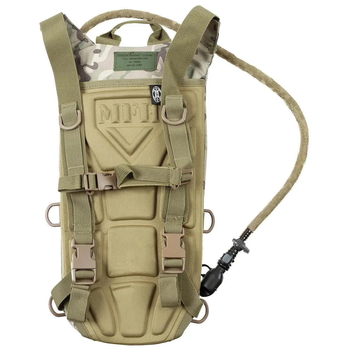 Hydration backpack , with TPU pouch, "Extreme", 2.5 l, op-camo