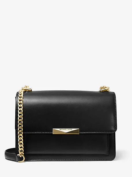 Jade Large Leather Crossbody Bag