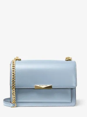 Jade Large Leather Crossbody Bag