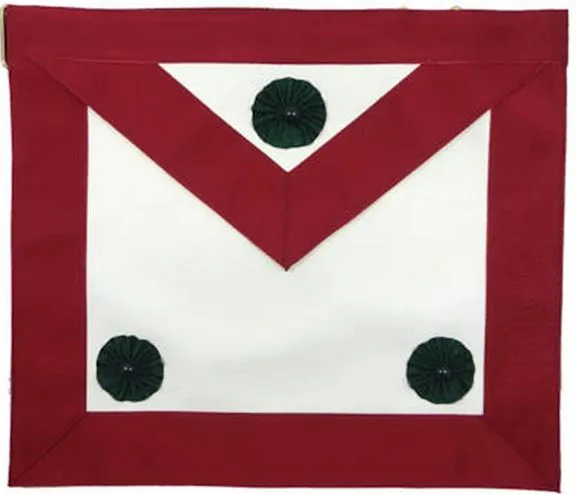 Knight Mason Apron Maroon