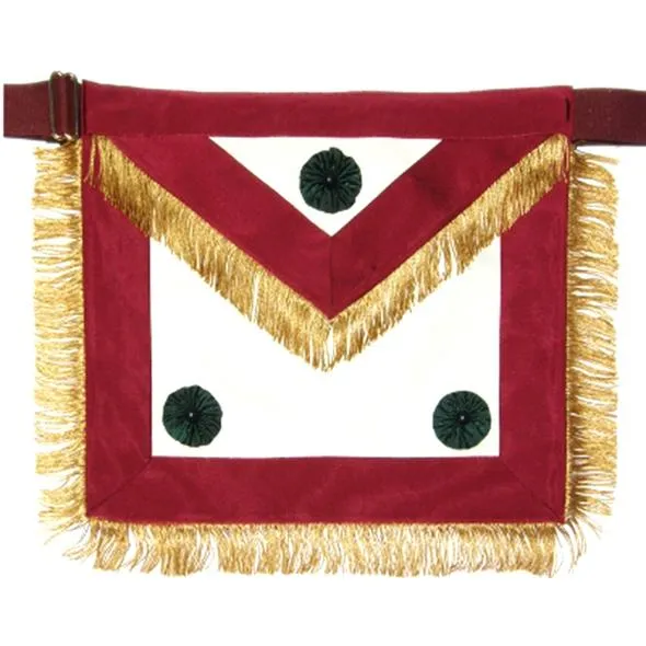 Knight Mason Apron Past Excellent Maroon