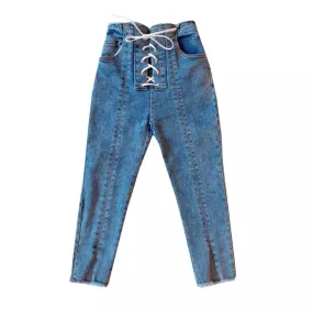 Laced in Luxury High Waist Jeans