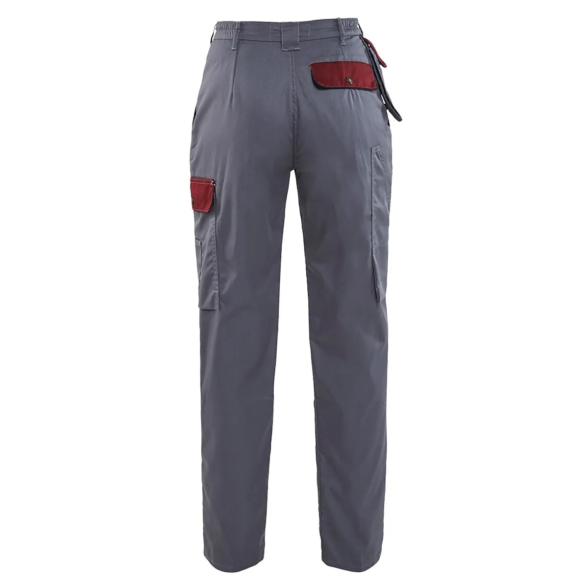 Ladies&#x20;Profile&#x20;Trouser&#x20;7105&#x20;Grijs&#x2F;Bordeaux&#x20;-&#x20;Bl&#xE5;kl&#xE4;der