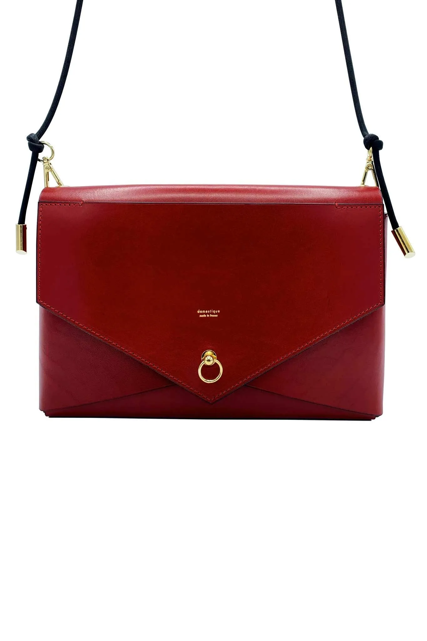 Large Envelope Red Leather Purse