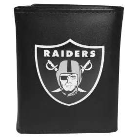 Las Vegas Raiders Leather Tri-fold Wallet, Large Logo