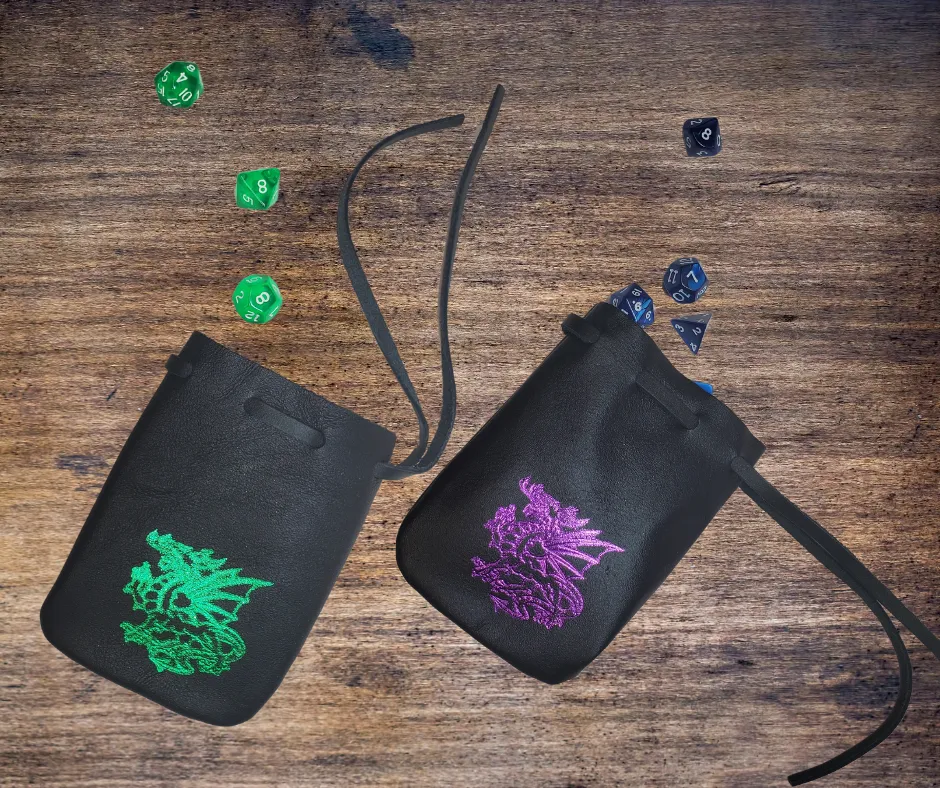 Leather Dice Bags