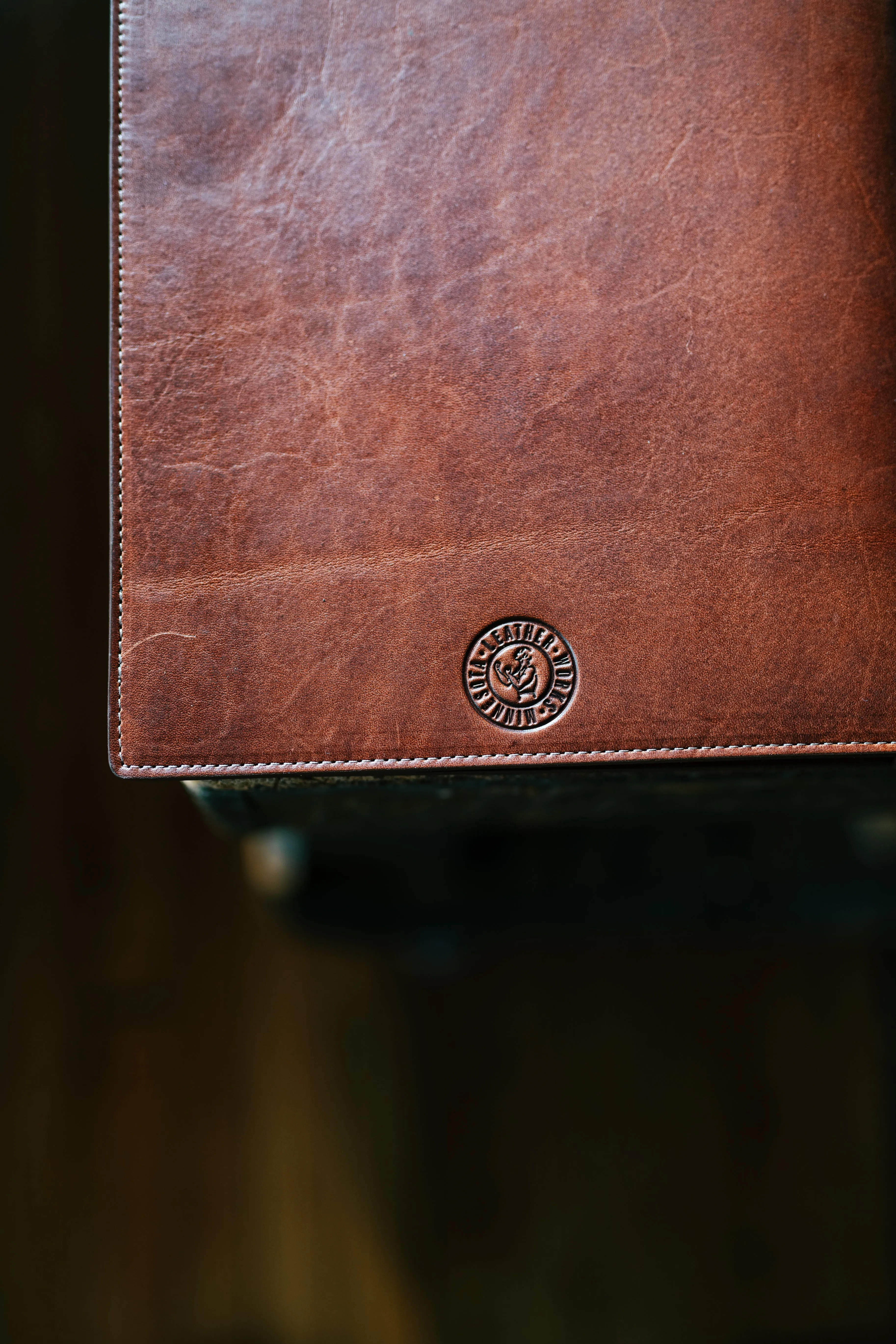 Leather Padfolio - Saddle Tan