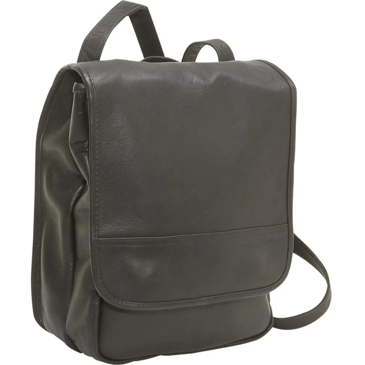 LeDonne Leather Convertible Backpack/Shoulder Bag