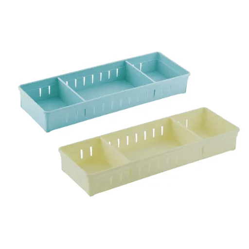 Liza Pack Of 2 Multipurpose Drawer Organizer Tray For Kitchen And Office Drawers