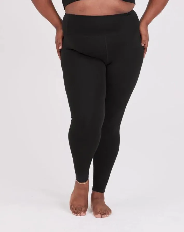 long leggings - float seamless - black