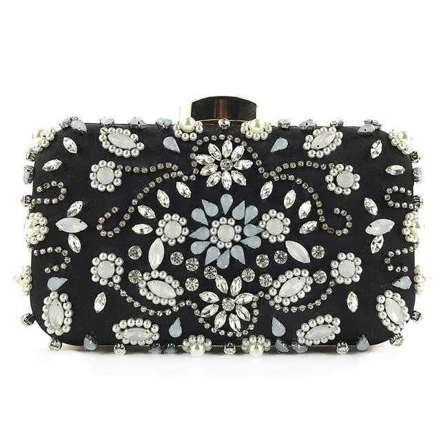 Luxy Moon Beaded Evening Clutches for Weddings