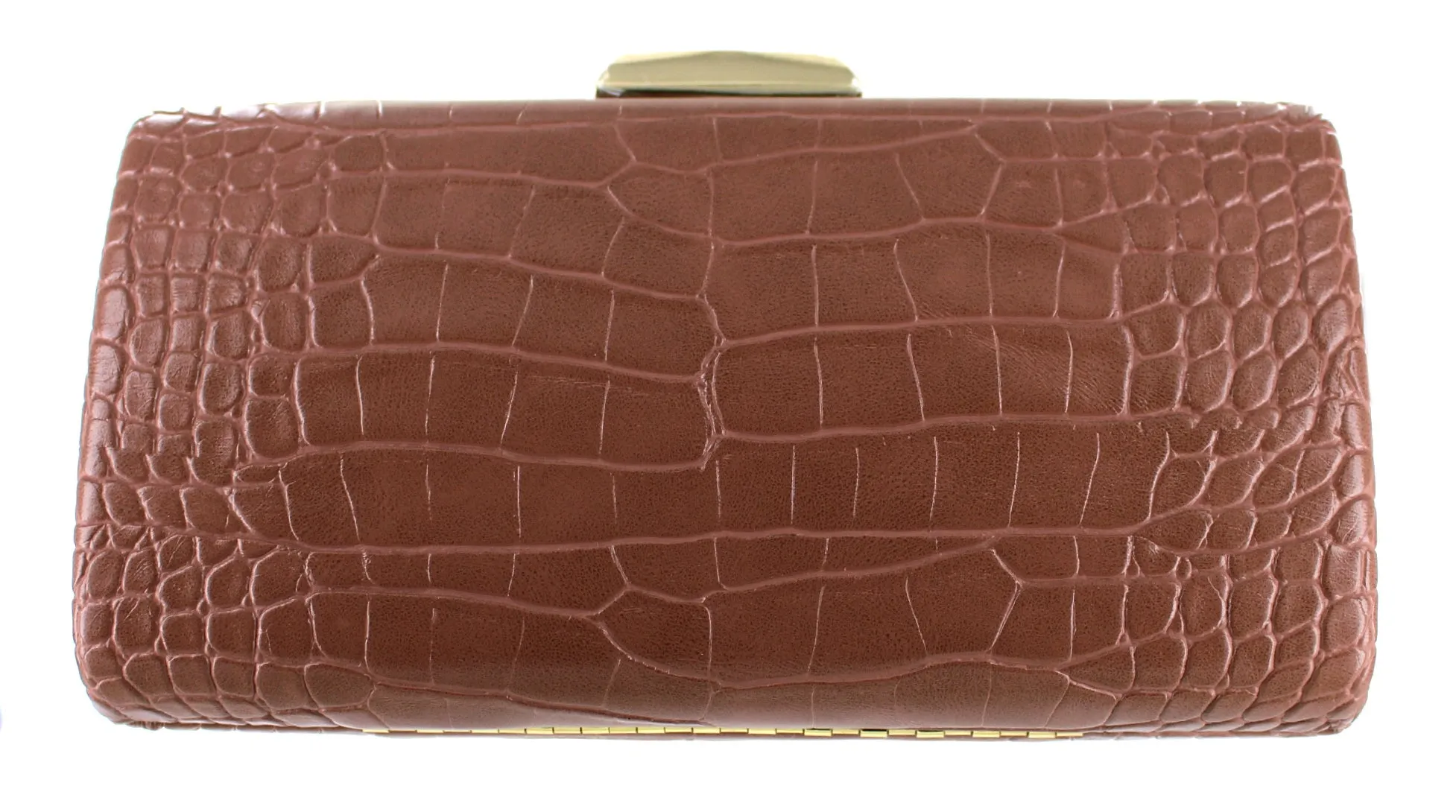 Mac Moc Croc Solid Clutch Bag